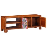 vidaXL Dulap TV multicolor 110x30x40 din lemn masiv de salcam vidaXL Dulap TV multicolor 110x30x40 din lemn masiv de salcam