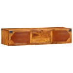 vidaXL Dulap TV de perete multicolor 100x30x22 lemn masiv de salcam
