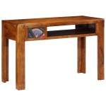 vidaXL Birou cu sertar Maro 110 x 50 x 73 cm Lemn masiv de acacia