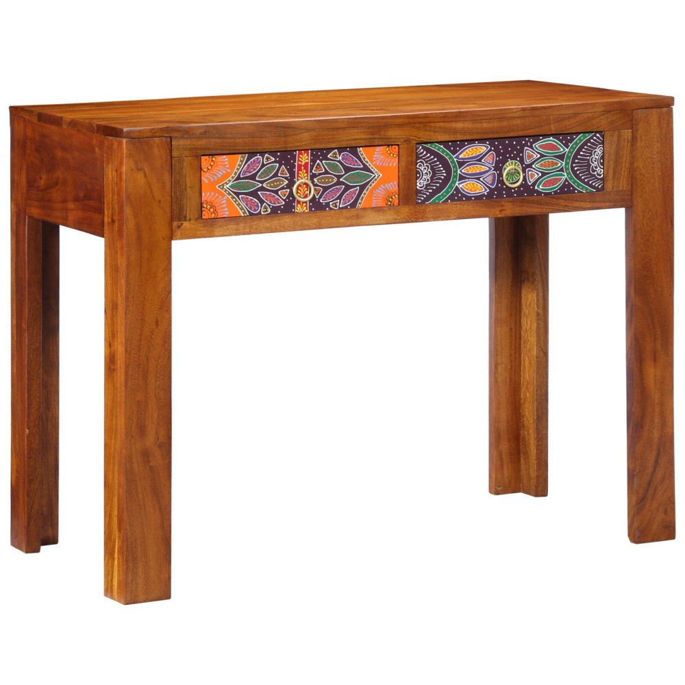vidaXL birou 100x50x75 cm din lemn masiv de acacia