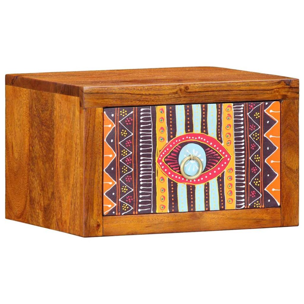 vidaXL Dulap de noapte Maro 35 x 30 x 22 cm lemn masiv de acacia