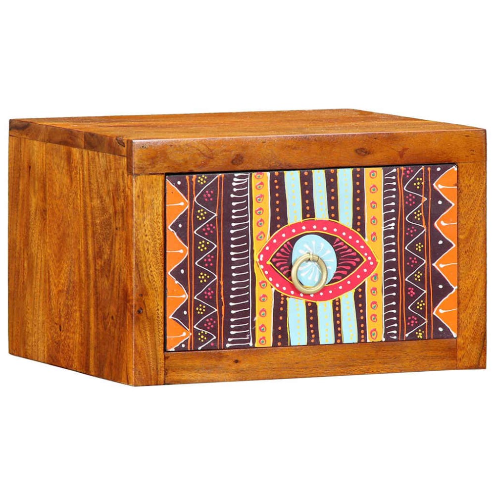 vidaXL Dulap de noapte Maro 35 x 30 x 22 cm lemn masiv de acacia