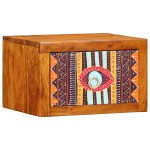 vidaXL Dulap de noapte Maro 35 x 30 x 22 cm lemn masiv de acacia