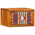 vidaXL Dulap de noapte Maro 35 x 30 x 22 cm lemn masiv de acacia