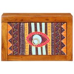 vidaXL Dulap de noapte Maro 35 x 30 x 22 cm lemn masiv de acacia