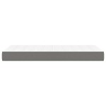 vidaXL Saltea cu arcuri buzunar de copii, gri închis 80x160 cm textil vidaXL Saltea cu arcuri buzunar de copii, gri închis 80x160 cm textil