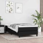 vidaXL Saltea cu arcuri buzunar de copii, negru 80x160 cm textil vidaXL Saltea cu arcuri buzunar de copii, negru 80x160 cm textil