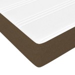 vidaXL Saltea cu arcuri buzunar de copii, maro închis 80x160 cm textil vidaXL Saltea cu arcuri buzunar de copii, maro închis 80x160 cm textil