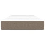 vidaXL Saltea cu arcuri buzunar de copii, gri taupe 80x160 cm textil vidaXL Saltea cu arcuri buzunar de copii, gri taupe 80x160 cm textil