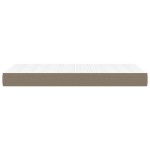 vidaXL Saltea cu arcuri buzunar de copii, gri taupe 80x160 cm textil vidaXL Saltea cu arcuri buzunar de copii, gri taupe 80x160 cm textil