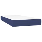 vidaXL Saltea cu arcuri buzunar de copii, albastru 80x160 cm textil vidaXL Saltea cu arcuri buzunar de copii, albastru 80x160 cm textil