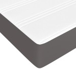 vidaXL Saltea cu arcuri buzunar copii gri 80x160 cm piele artificială vidaXL Saltea cu arcuri buzunar copii gri 80x160 cm piele artificială
