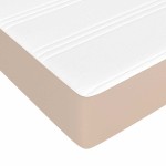 vidaXL Saltea cu arcuri buzunar copii cappuccino 80x160 cm piele eco. vidaXL Saltea cu arcuri buzunar copii cappuccino 80x160 cm piele eco.