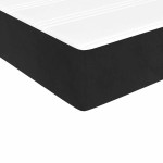 vidaXL Saltea cu arcuri buzunar de copii, negru 80x160 cm catifea vidaXL Saltea cu arcuri buzunar de copii, negru 80x160 cm catifea