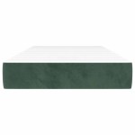 vidaXL Saltea cu arcuri buzunar copii, verde închis 80x160 cm catifea vidaXL Saltea cu arcuri buzunar copii, verde închis 80x160 cm catifea