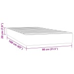 vidaXL Saltea cu arcuri buzunar de copii, roz 80x160 cm catifea vidaXL Saltea cu arcuri buzunar de copii, roz 80x160 cm catifea