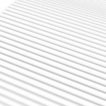 vidaXL Saltea din spumă de copii, alb, 80x160 cm, duritate H2 H3