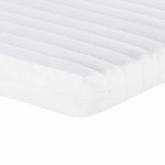 vidaXL Saltea din spumă de copii, alb 80x160 cm 7 zone duritate 20 ILD