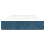 vidaXL Saltea de pat cu arcuri, albastru închis, 80x210x20 cm, catifea vidaXL Saltea de pat cu arcuri, albastru închis, 80x210x20 cm, catifea