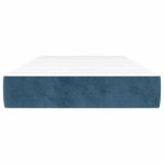 vidaXL Saltea de pat cu arcuri, albastru închis, 90x210x20 cm, catifea vidaXL Saltea de pat cu arcuri, albastru închis, 90x210x20 cm, catifea
