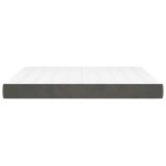 vidaXL Saltea de pat cu arcuri, gri închis, 160x210x20 cm, catifea vidaXL Saltea de pat cu arcuri, gri închis, 160x210x20 cm, catifea