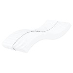 vidaXL Saltea din spumă, alb, 80x220 cm, duritate H2 H3 vidaXL Saltea din spumă, alb, 80x220 cm, duritate H2 H3