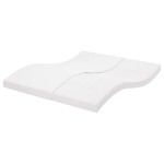 vidaXL Saltea din spumă, alb, 160x210 cm, 7 zone, duritate 20 ILD vidaXL Saltea din spumă, alb, 160x210 cm, 7 zone, duritate 20 ILD