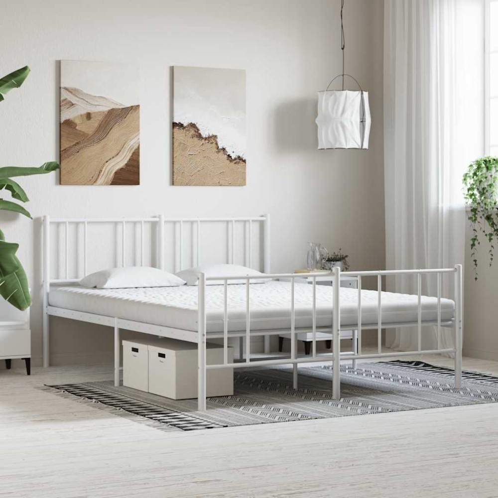 vidaXL Saltea din spumă, alb, 180x220 cm, 7 zone, duritate 20 ILD