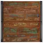 vidaXL Masuta de cafea multicolora 100x100x35 cm lemn masiv recuperat