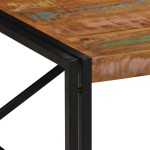 vidaXL Masuta de cafea multicolora 100x100x35 cm lemn masiv recuperat