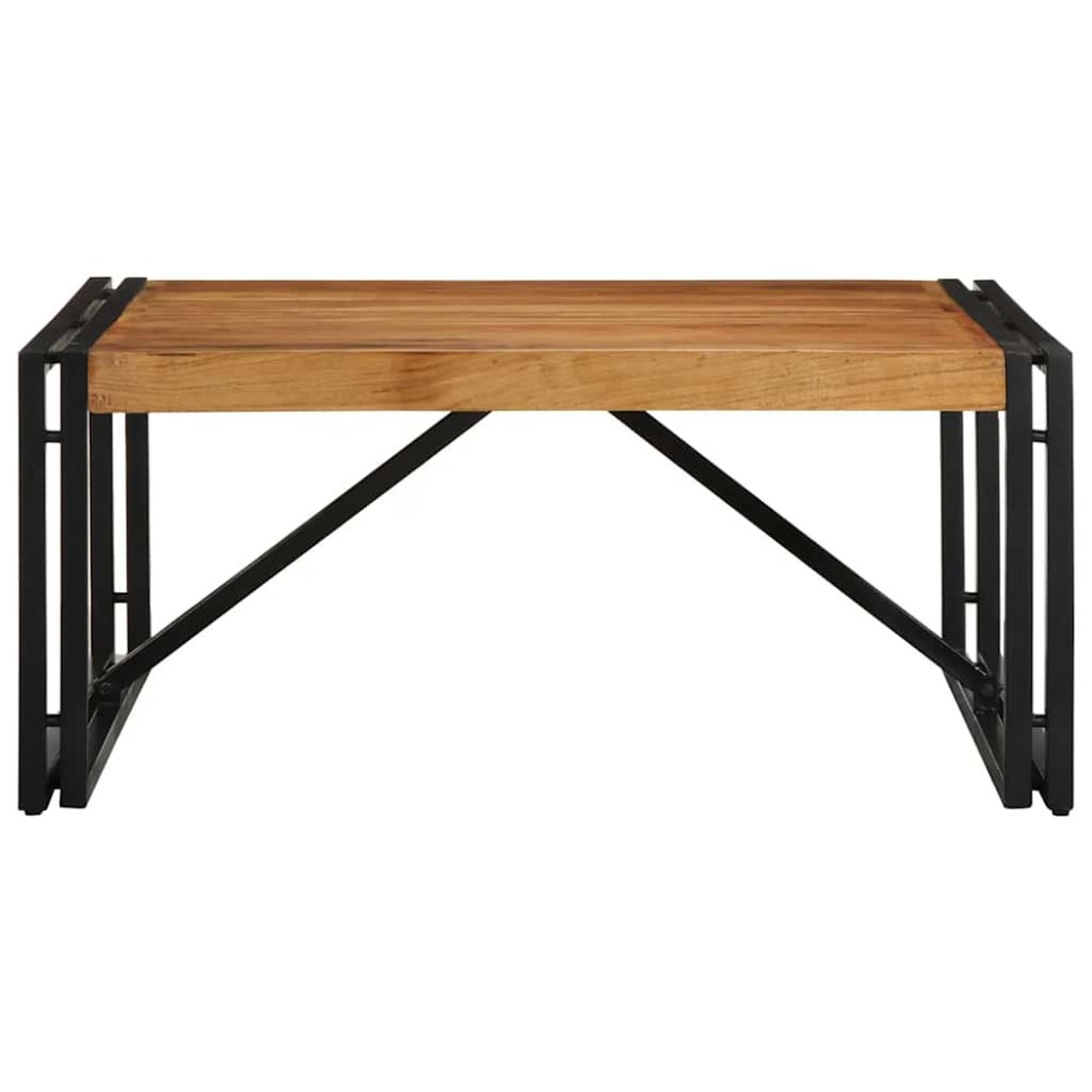 vidaXL Masuta de cafea 80x80x35 cm din lemn masiv de salcam
