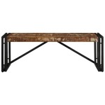 vidaXL Masuta de cafea multicolora 100x50x35 cm lemn masiv recuperat