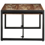 vidaXL Masuta de cafea multicolora 100x50x35 cm lemn masiv recuperat
