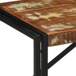 vidaXL Masuta de cafea multicolora 100x50x35 cm lemn masiv recuperat