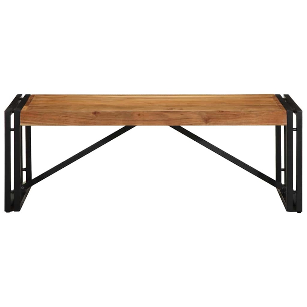 vidaXL Masuta de cafea 100x50x35 cm din lemn masiv de salcam