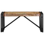vidaXL Masuta de cafea multicolora 80x40x35 cm lemn masiv recuperat
