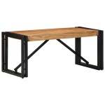 vidaXL Masuta de cafea 80x40x35 cm din lemn masiv de salcam vidaXL Masuta de cafea 80x40x35 cm din lemn masiv de salcam