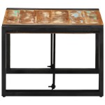 vidaXL Masuta de cafea multicolora 50x50x35 cm lemn masiv recuperat
