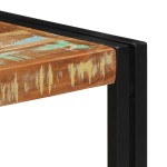 vidaXL Masuta de cafea multicolora 50x50x35 cm lemn masiv recuperat