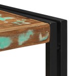 vidaXL Masuta de cafea multicolora 40x40x35 cm lemn masiv recuperat