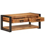 vidaXL Masuta de cafea 90x50x38 cmdin lemn masiv de salcam vidaXL Masuta de cafea 90x50x38 cmdin lemn masiv de salcam