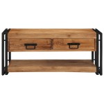vidaXL Masuta de cafea 90x50x38 cmdin lemn masiv de salcam vidaXL Masuta de cafea 90x50x38 cmdin lemn masiv de salcam