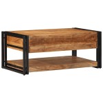 vidaXL Masuta de cafea 90x50x38 cmdin lemn masiv de salcam vidaXL Masuta de cafea 90x50x38 cmdin lemn masiv de salcam