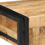 vidaXL Noptiere 2 buc 40x35x50 cm lemn masiv de mango