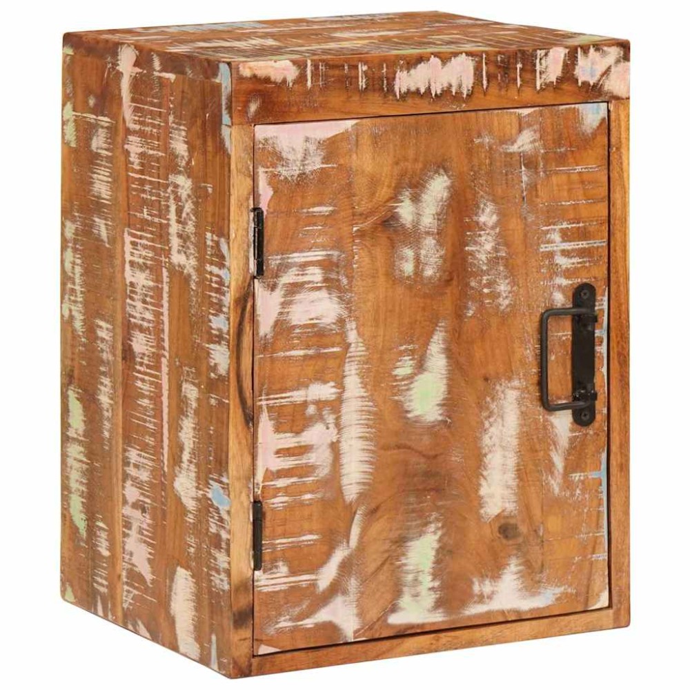 vidaXL Noptieră 2 pcs Maro 35 x 33 x 48 cm Lemn Solid Recuperat