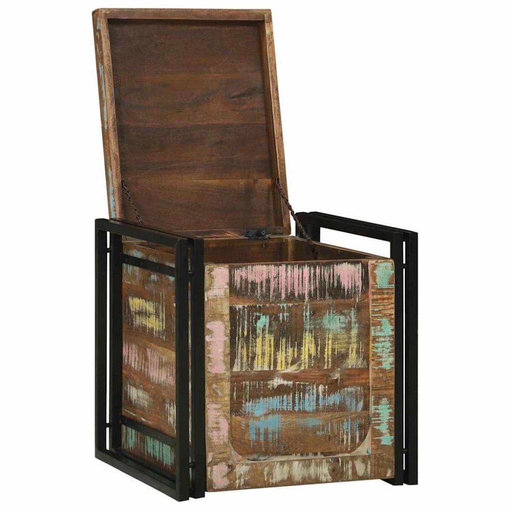 vidaXL Cufere de Depozitare 50 x 50 x 50 cm Lemn masiv recuperat