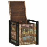 vidaXL Cufere de Depozitare 50 x 50 x 50 cm Lemn masiv recuperat
