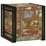 vidaXL Cufere de Depozitare 50 x 50 x 50 cm Lemn masiv recuperat