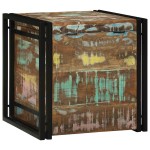 vidaXL Cufere de Depozitare 50 x 50 x 50 cm Lemn masiv recuperat