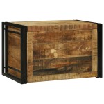 vidaXL Cufăr de depozitare - 80 x 50 x 50 cm, din lemn masiv de mango vidaXL Cufăr de depozitare - 80 x 50 x 50 cm, din lemn masiv de mango